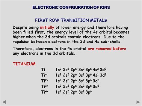 electronic configuration of ti|Electron Configuration for Ti , Ti3+, and Ti4+ (Titanium and  .